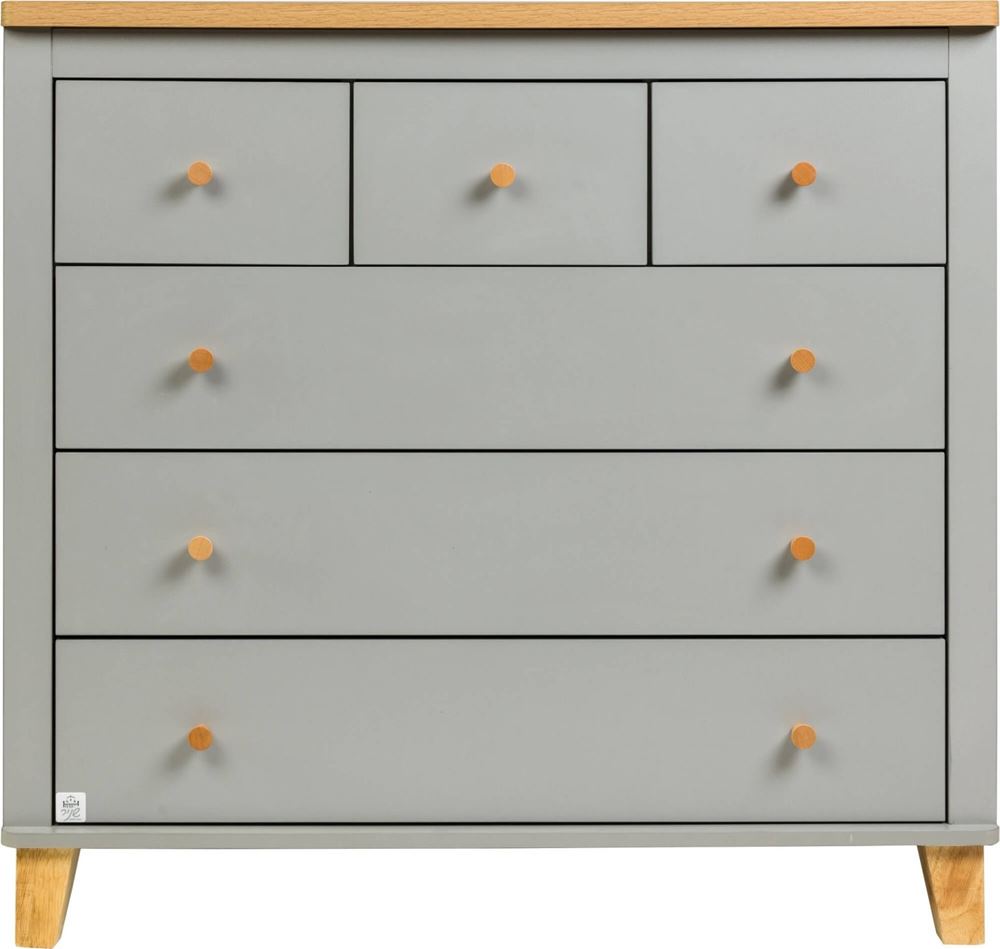 שידה דגם שי אפור שילוב טבעי – רהיטי שניר