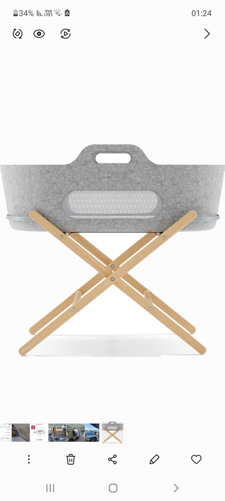 עריסה מתקפלת בעיצוב מהמם כולל מזרן