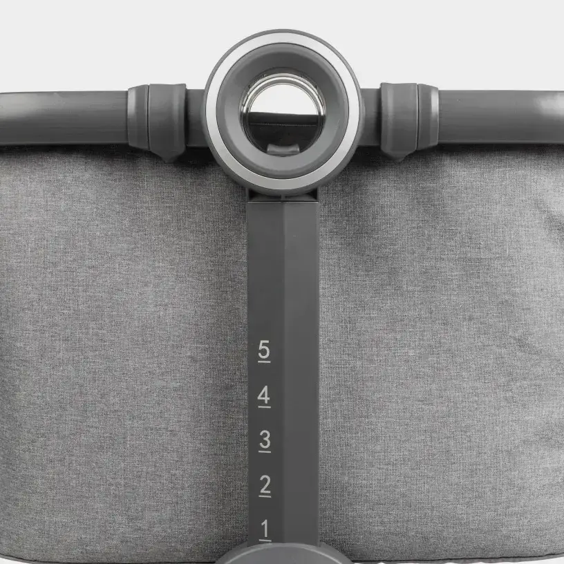 עריסה נצמדת למיטה עלמה Alma אפור מלנג';  מעוצבת של חברת Sport line