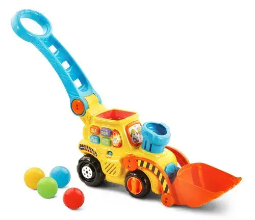 דחפור הכדורים מקפיץ ואוסף דובר עברית - vtech ויטק
