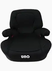 בוסטר לרכב ג';וי פיקס חיבור איזופיקס! בצבע אפור / שחור מבית מותג UNO בוסטר (כיסא) הגבהה/גב.