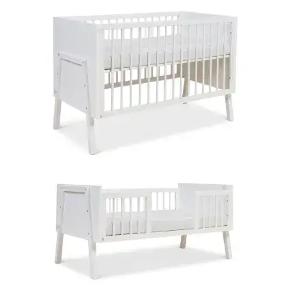 מיטה 2 ב 1- וינה לבן דגם וינה היא מיטה שגדלה ביחד עם הבייבי. היא מגיעה בעיצוב סופר עכשווי, כזה שגונב את כל ההצגה בחדר ובצדק.