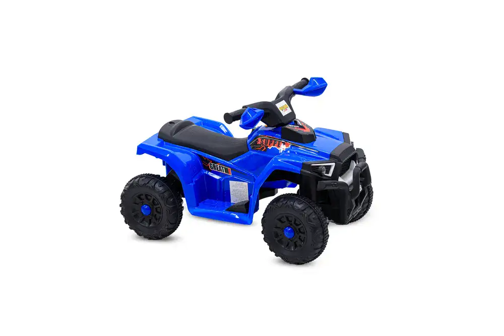 6v חזק ואיכותי נוסע קדימה ואחורה בולמי זעזועים. גלגלים איכותיים לתנועה חלקה ולמניעת התחפרות. נורות LED מערכת מוזיקה.