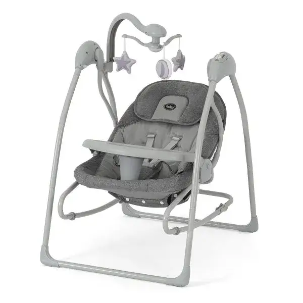 נדנדה וטרמפולינה לתינוק מונטנה ביי | מסגרת אפורה – Montana Bay™ 2 in 1