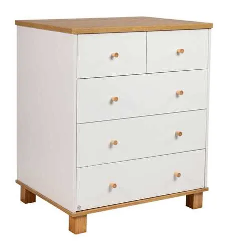 שידה דור לבן טבעי 80 ס";מ