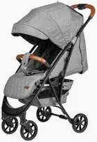 טיולון NEW VYPER אפור מלנג'; ידית חומה/שחורה עגלת טיולון מפואר של חברת Sport Line. שלד אלומיניום קל מאד עם שלדה בצבע שחור .