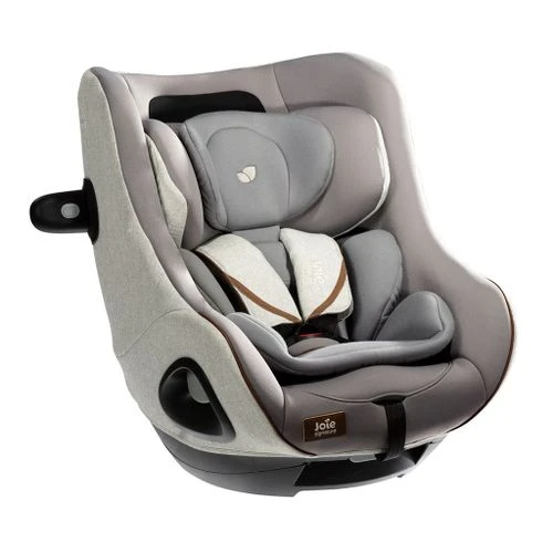 כסא בטיחות דו-כיווני מסתובב עם הגנת ראש i-Harbour בצבע אוייסטר (כולל בסיס) ג';ואי