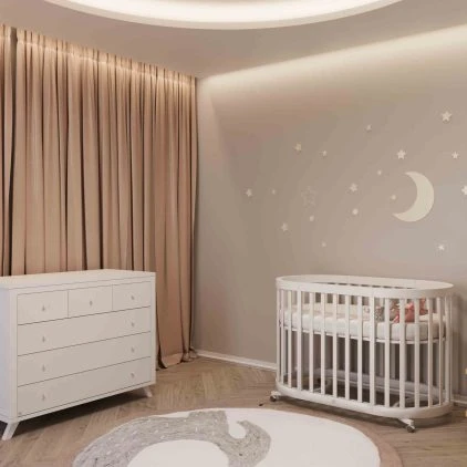 חדר לתינוק ומעבר דיבו לבן COLLECTION 2025