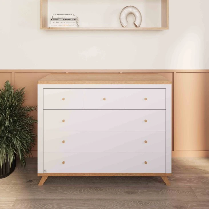 חדר לתינוק ומעבר הורקאן טבעי לבן COLLECTION 2025