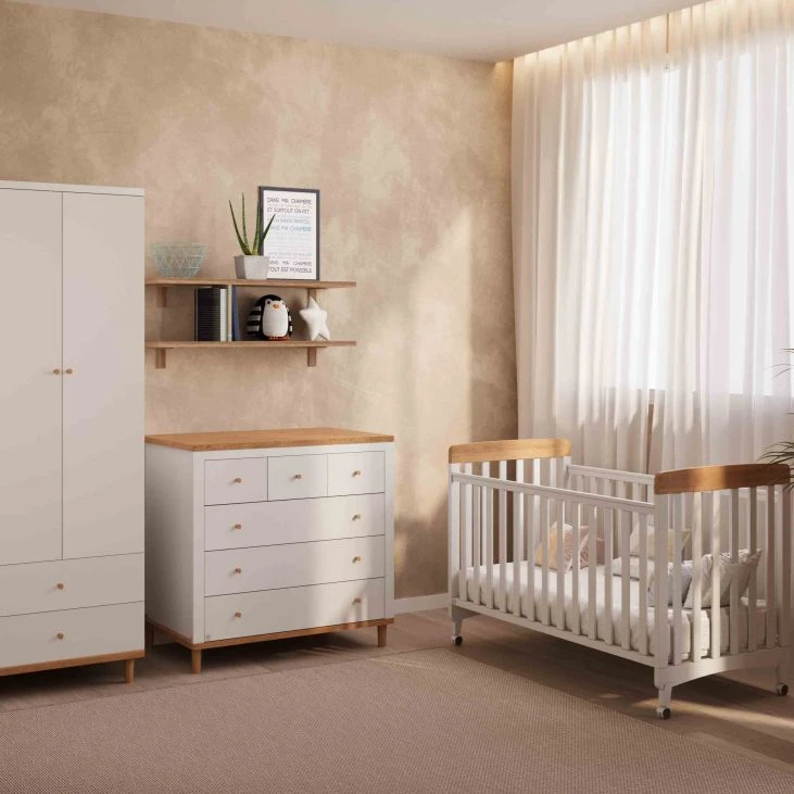 חדר לתינוק ניו ג';רזי לבן טבעי- טריקה שקטה- NEW COLLECTION!!