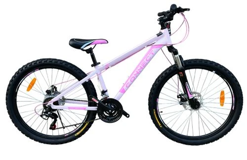 אופני הרים לנוער קונקט MTB גלגלי ";26 שלדה ";14 עם 21 הילוכים, בלמי דיסק ובולם זעזועים קדמי - Hajoj Connect