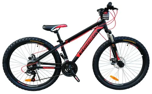 אופני הרים לנוער קונקט MTB גלגלי ";26 שלדה ";14 עם 21 הילוכים, בלמי דיסק ובולם זעזועים קדמי - Hajoj Connect