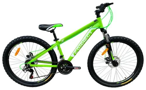 אופני הרים לנוער קונקט MTB גלגלי ";26 שלדה ";14 עם 21 הילוכים, בלמי דיסק ובולם זעזועים קדמי - Hajoj Connect
