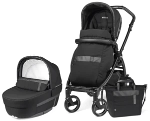 עגלה לתינוק בוק Book Rock Elite Modular Peg perego מודולרית בגרסה יוקרתית הכוללת שלדה, מושב טיולון, אמבטיה