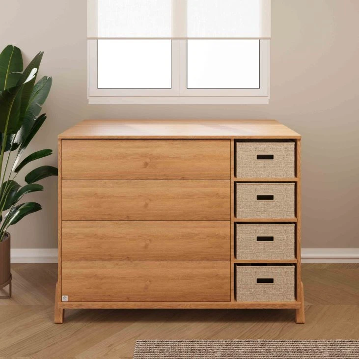 שידה מילאנו טבעי מסילות נסתרות אוטומטיות