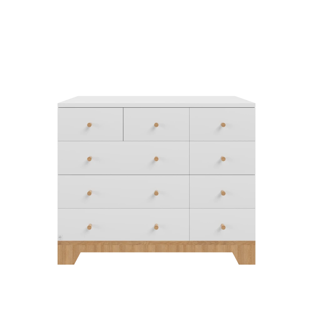 שידה נגב לבן טבעי מסילות נסתרות אוטומטיות- COLLECTION 2025