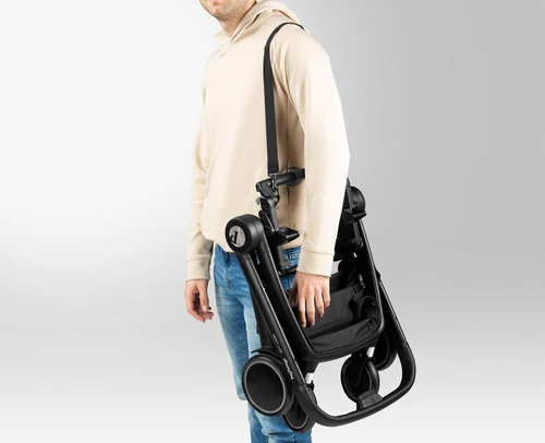 עגלה לתינוק City Loop metal Peg perego עגלת תינוק אורבנית, קומקטית וקלת משקל הכוללת שלדה, אמבטיה מתקפלת ומושב דו כיווני