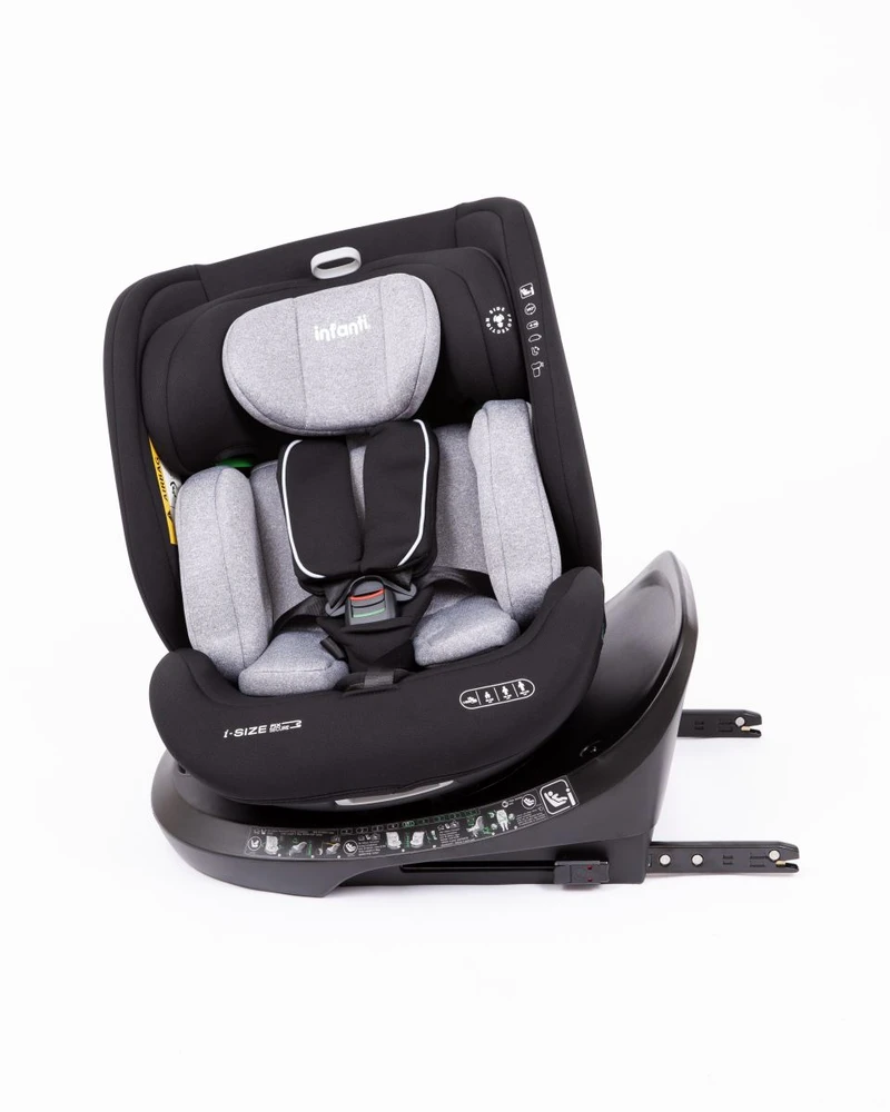 כיסא בטיחות i-TURN 360 R129 מסתובב / שחור לילה