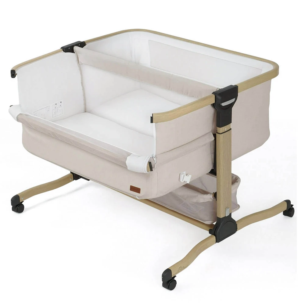 עריסת תאומים נצמדת דיליאנס&קו סיאנה אפור בהיר – Dillians&co. Sienna