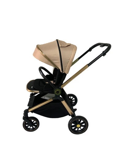 עגלה לתינוק משולבת רומא Roma מבית EASY BABY עגלה מפוארת עם קיפול קל ומהיר עגלה כוללת סל שכיבה וטיולון