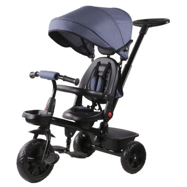 תלת אופן 4ב1 מתקפל דו צדדי דגם עלית כחול Infanti