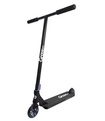 קורקינט פעלולים מקצועי דגם G9 עם שלדת אלומיניום וגלגלי 110 מ";מ - שחור Grow