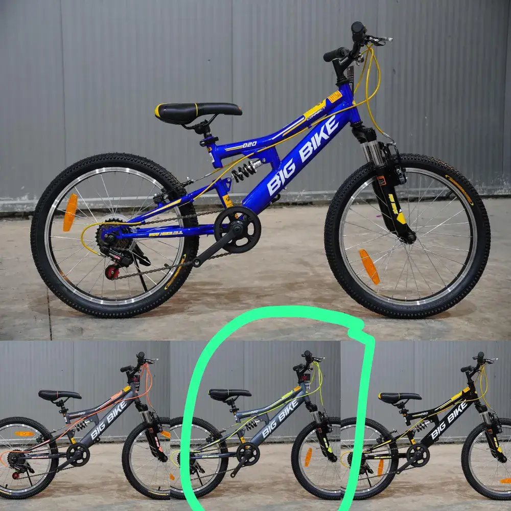 אופני הרים 24"; עם בולמים כפולים ו-21 הילוכים במחיר מבצע