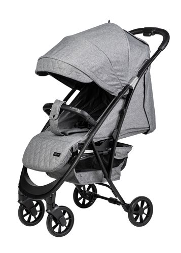 טיולון NEW VYPER אפור מלנג'; ידית חומה/שחורה עגלת טיולון מפואר של חברת Sport Line. שלד אלומיניום קל מאד עם שלדה בצבע שחור .