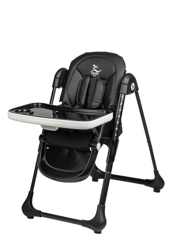 כיסא אוכל COMODO שחור כיסא אוכל מפואר מבית Sport Line במגוון צבעים וריפודים מרהיבים.