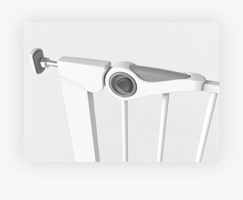 שער בטיחות איכותי ביותר לחץ ללא קדיחה איזי פיט + 3 הארכות 75-131 ס״מ במבינו