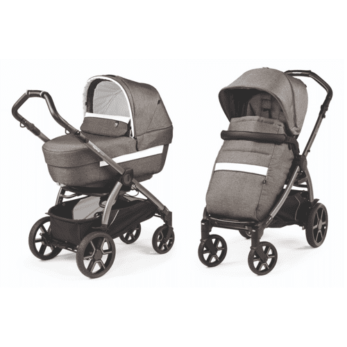 עגלת תינוק בוק 51 קלאס קומבו Book Class -אפור לבן פג פרגו