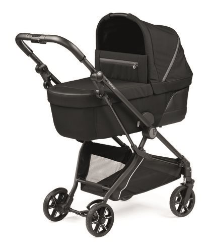 עגלה לתינוק - BLACE PEG PREGO SPECIAL EDITION עגלת תינוק מודולרית הכוללת שלדה, מושב טיולון, ואמבטיה