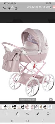 העגלה שכל אחת הייתה רוצה לקבל! עגלת בובה ברמה הגבוהה ביותר!!! הכל נעשה בעבודת יד