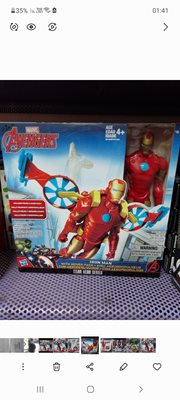 בובת איירון מן Iron man עם ערכת מאווררי אוויר