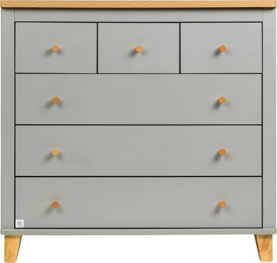 שידה דגם שי אפור שילוב טבעי – רהיטי שניר