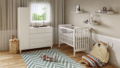 חדר לתינוק דגם "יעל" צבע לבן
