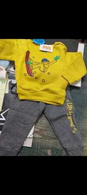 חליפות פוטר Avg איכותיות מכותנה מידות חודשים. מבחר צבעים