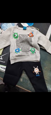 חליפות פוטר Avg איכותיות מכותנה מידות חודשים. מבחר צבעים