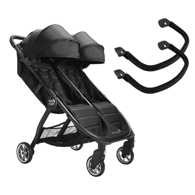 ערכת עגלת תאומים בייבי ג’וגר סיטי תור 2 + 2 יח’ פגוש – Baby Jogger City Tour 2 Double