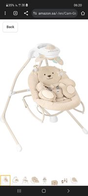 נדנדה 2 ב-1 מבית cam גם נדנדה וגם טרמפולינה הכוללים: מוסיקה מובייל וכיווני נדנוד משתנים. לתינוק שנולד. כולל מטען