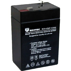 סוללה לרכבים ממונעים לילדים בעלת מתח 6v וולט והספק 4.5Ah אמפר