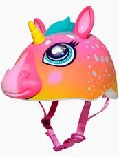 קסדת חד קרן בטיחותית ואיכותית דגם קראש מגיל 5 ומעלה. מתכוננת.