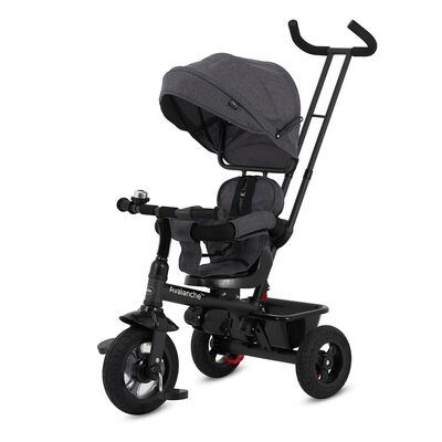 תלת אופן טוויגי TWIGI עם גגון גדול וארגז אחורי וקדמי נשלט מאחור