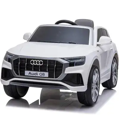 ג'יפ אאודי Q8 ממונע לילדים עם שלט וגלגלי גומי אמיתיים