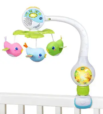 מובייל ציפורים איכותי מבית VTEC לשימוש במיטה בעריסה או בעגלה