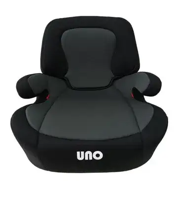 בוסטר לרכב ג'וי פיקס חיבור איזופיקס! בצבע אפור / שחור מבית מותג UNO בוסטר (כיסא) הגבהה/גב.