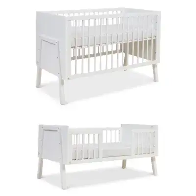 מיטה 2 ב 1- וינה לבן דגם וינה היא מיטה שגדלה ביחד עם הבייבי. היא מגיעה בעיצוב סופר עכשווי, כזה שגונב את כל ההצגה בחדר ובצדק.