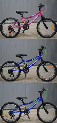 אופני הרים איכותיים בצבעים הכי יפים שיש. מידות 24" ו- 20" מבית "BIG BIKE