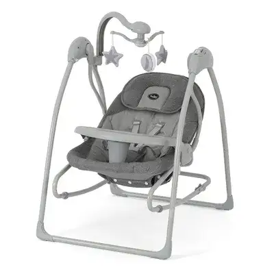 נדנדה וטרמפולינה לתינוק מונטנה ביי | מסגרת אפורה – Montana Bay™ 2 in 1