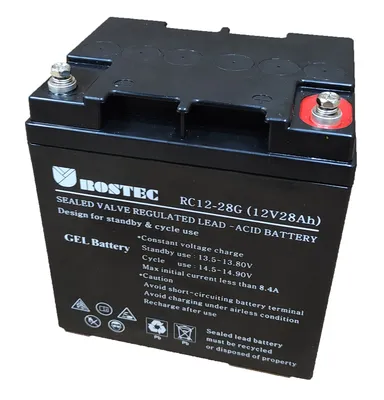מצבר ג'ל 12V-28Ah שנה אחריות